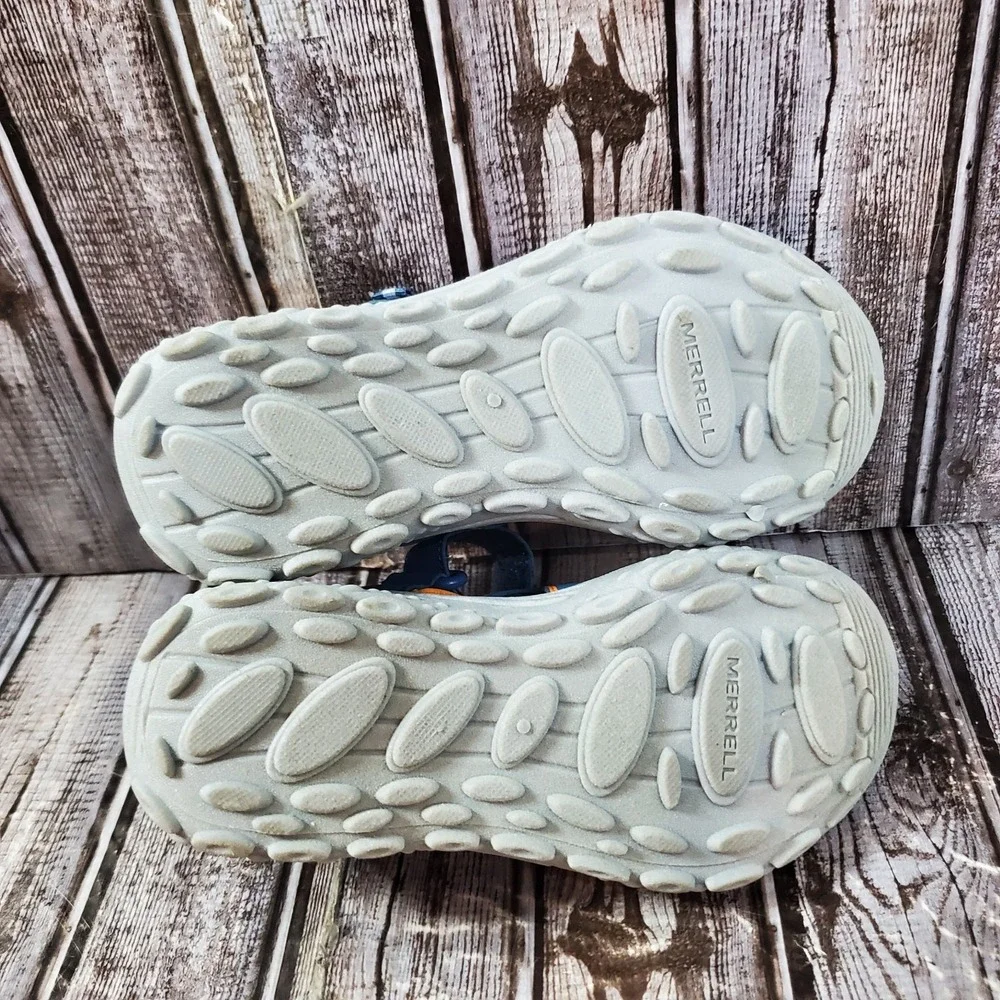 Merrell Youth Hydro Trekker MK166972 Navy Orange Sandal Size 12 M